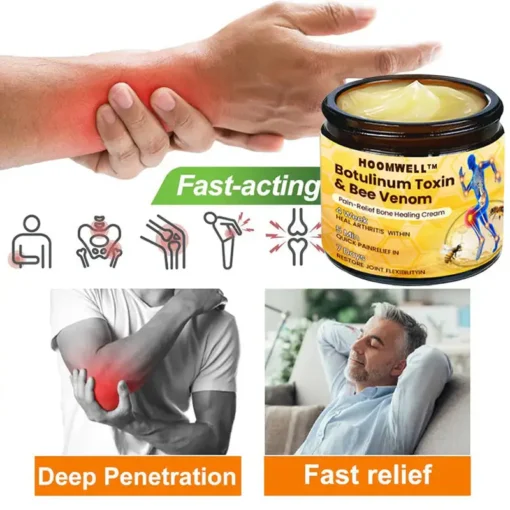 HOOMWELL™ Botulinum Toxin & Bee Venom Pain-Relief Bone Healing Cream