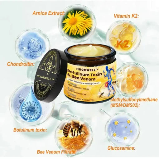 HOOMWELL™ Botulinum Toxin & Bee Venom Pain-Relief Bone Healing Cream